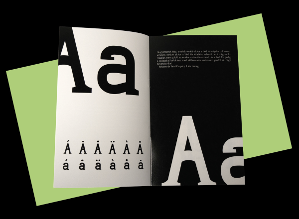 Behance kiemelés: Horváth Kinga - Aglutën - variable font