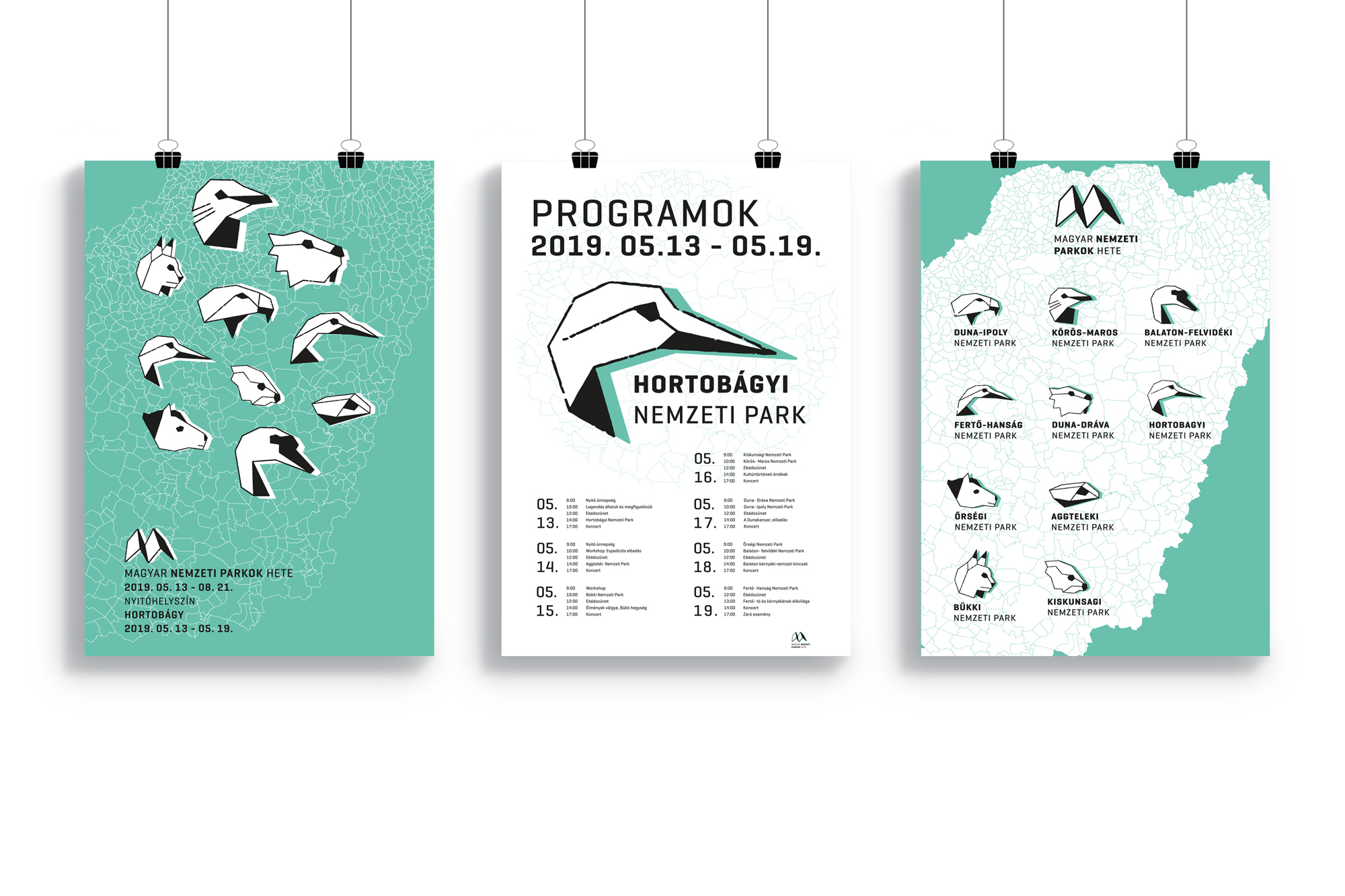 BERECZKI Lívia :: Magyar Nemzeti Parkok Hete-arculat redesign / Hungarian National Parks Week-corporate identity redesign