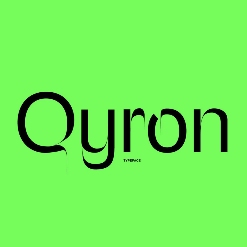 Qyron Typeface