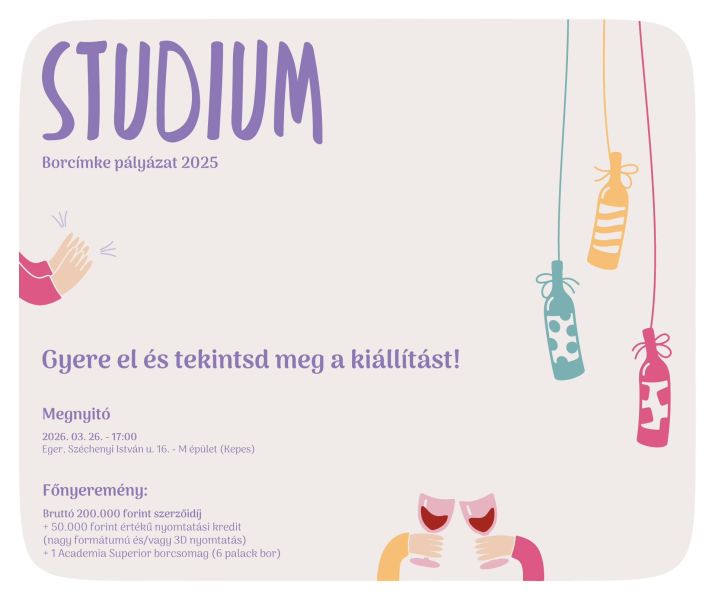 Studium Borcímke Pályázat 2025