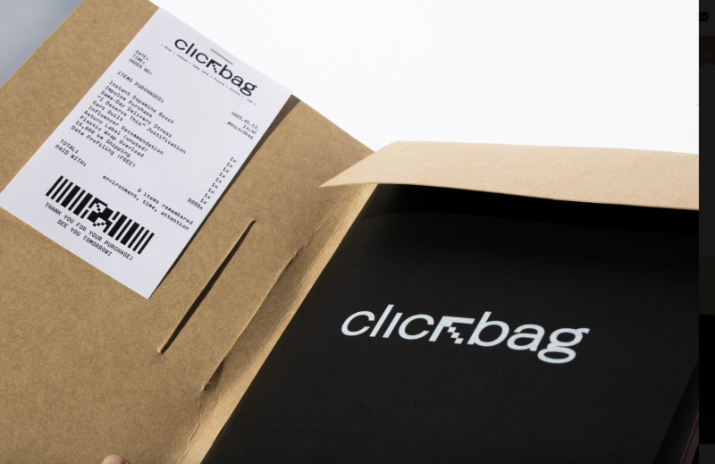 Újabb Behance kiemelés: TÓTH Ágnes Clickbag // Experimental editorial design