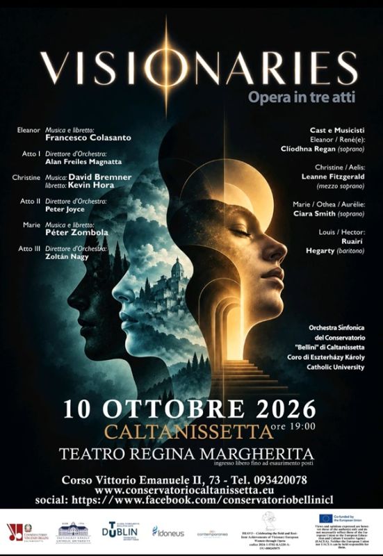 BRAVO projekt - Média designer hallgatók vetítései a VISIONARIES operában, Szicíliában