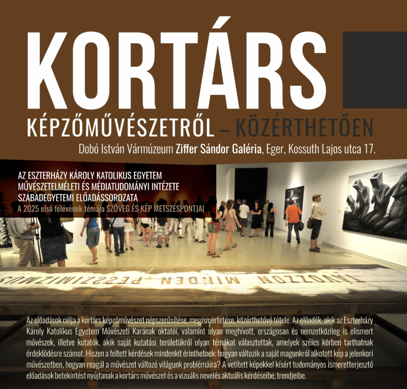 KORTÁRS KÉPZŐMŰVÉSZETRŐL – KÖZÉRTHETŐEN