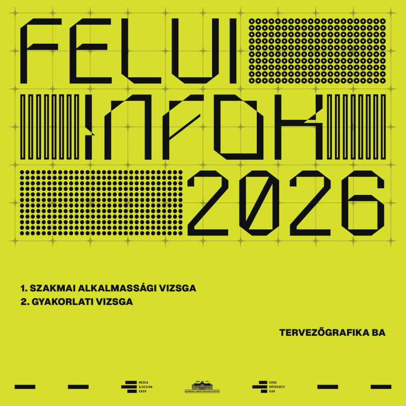 Tervezőgrafika BA - felvételi információk 2026